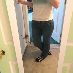 Khols Mud Low Rise Boot Cut Jeans